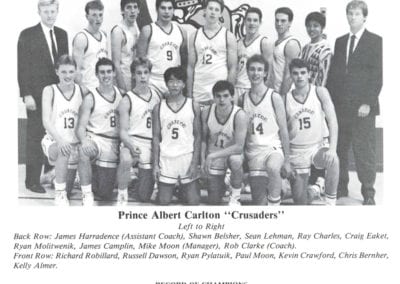 1989 Carlton Boys Highschool Basketball – Team